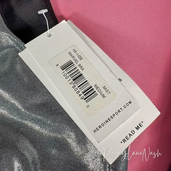 NWT Heroine Sport Marvel Sports Bra & Legging Set Platinum - Picture 4 of 8